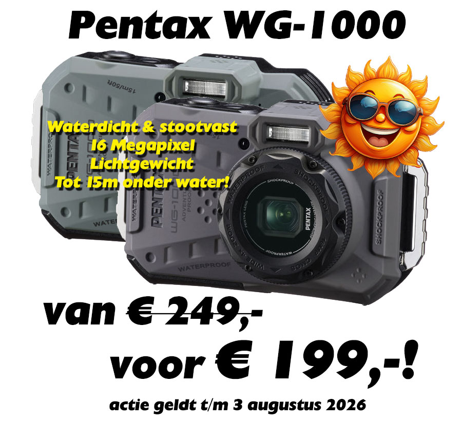 Pentax WG-1000 onderwatercamera